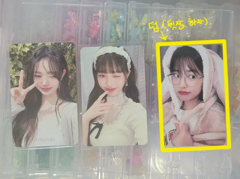 IVE Jang Wonyoung photocard, Sigg, Season's Greetings, Rolarola