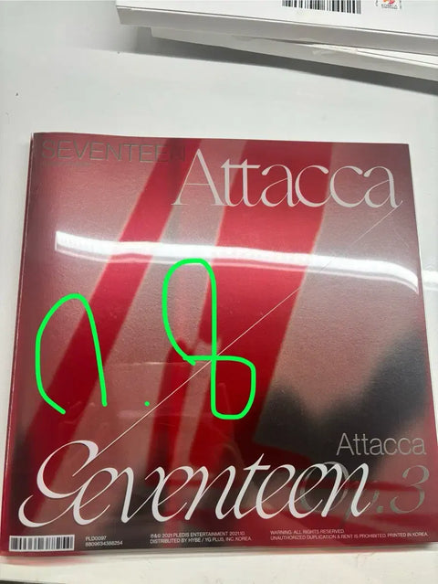 Selling Seventeen album!