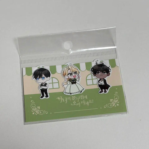 Don't come to the villain's stationery store. Villain Stationery Bookmark Unopened