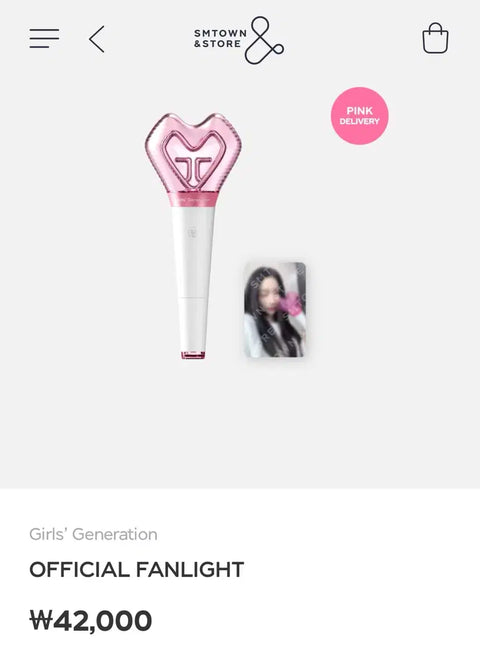 Girls' Generation SONE Bong for Sale