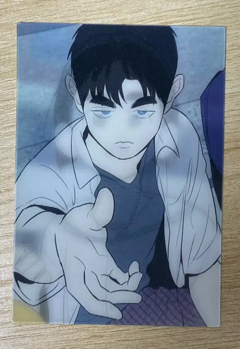 End-of-the-Century Green Apple Cram School Lenticular Card