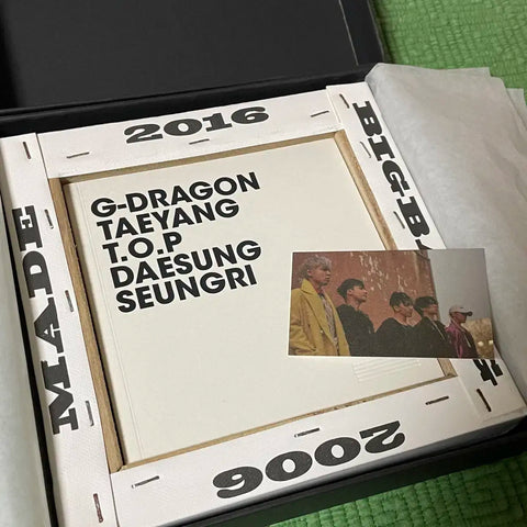 Big Bang MADE album full version, first edition, includes special gift poster.