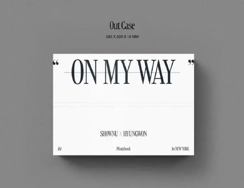 Shownu Hyungwon on my way Photobook