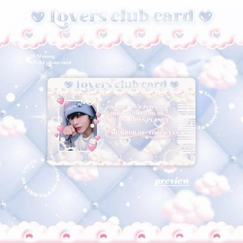 Boys Planet Lee Jeong Lovers Club Unofficial Goods Photocard Design Sale