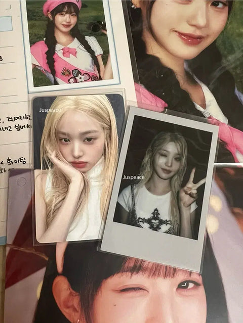 IVE Jang Wonyoung Photocard Polaroid Scout Dive Kit Photo Bundle