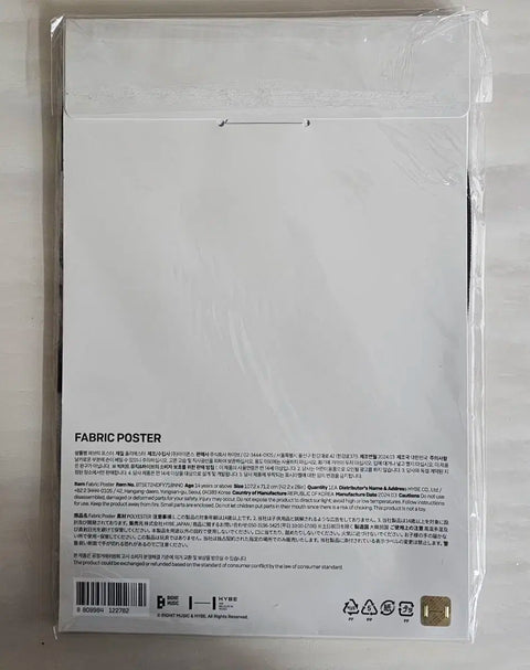 BTS Monochrome Fabric Poster - Unopened