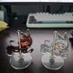 Selling NIKKE rotating acrylic stands Nuar and Blanc as a set.