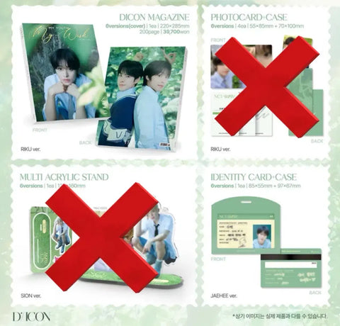 NCT WISH Yushi DICON Photobook A Version