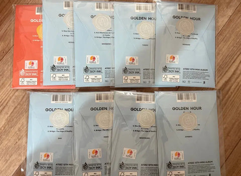 Unopened ATEEZ 9-set album