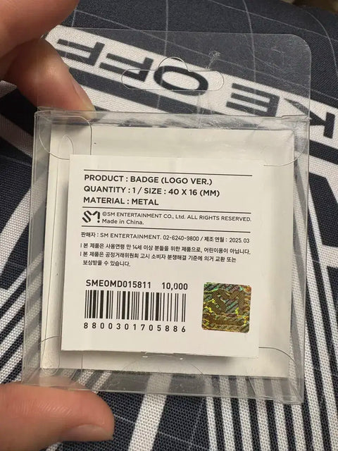 WayV TEN TEN Stunner 1001 Concert MD Badge