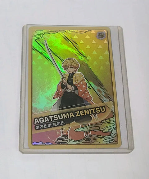 Demon Slayer Collectible Card SR Agatsuma Zenitsu
