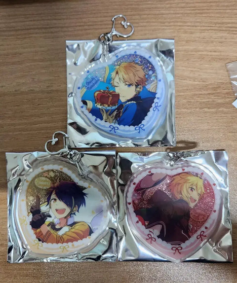 Ensemble Stars! Valentine Heart Acrylic Keychain Sale and Trade: Arashi, Shinobu, Nazuna