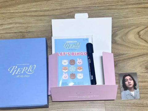 DAY6 fan meeting, Pier10 entrance photocard, towel, bingo board