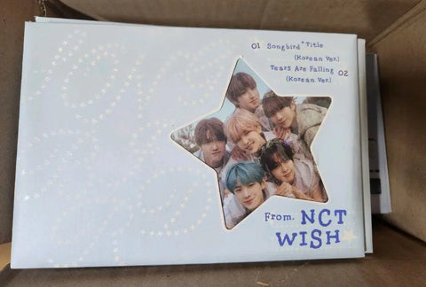 NCT Wish Songbird Letter Version Unsealed Album
