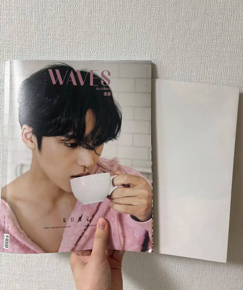 Seventeen Mingyu magazine China WAVES magazine & poster transfer