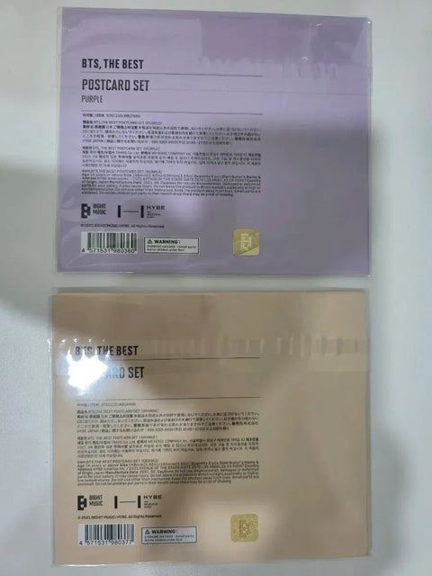 BTS THE BEST Postcard Set 2 Versions New Goods Bulk Transfer