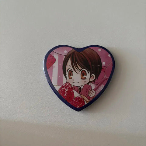 Dream-Colored Patissier Cafe Heart Can Badge DreamPati