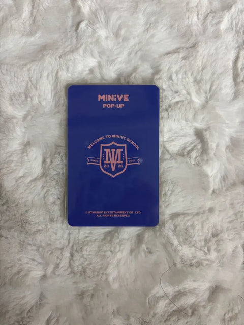 Minive Pop-up Hug Bag Wonyoung Photocard