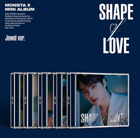MONSTA X Shape of Love Jewel CD Hyungwon full set