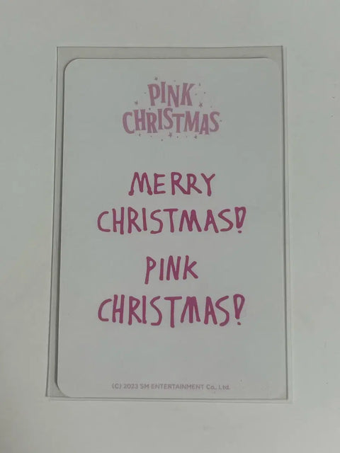 NCT 127 Jungwoo Pink Christmas Photocard