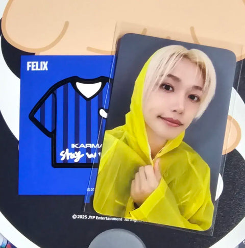 Stray Kids Felix Yongbok Uniform Photocard Experience Zone Sticker Karma Pop-up SKZ