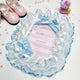 Kiki Pocket Handmade Toploader Photocard Decoration Blue Ribbon No. 11 Lace