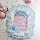 Kiki Pocket Handmade Toploader Photocard Decoration Blue Ribbon No. 11 Lace