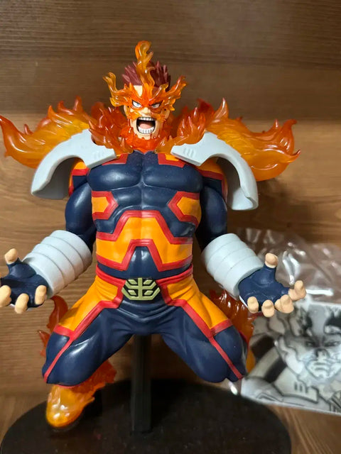 My Hero Academia Endeavor Figure Keychain Acrylic Service Box O