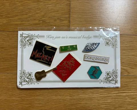 Kim Junsu Musical Badge Set