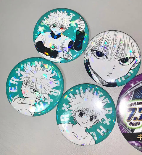 Selling Hunter x Hunter Killua original art exhibition badge set of 4.