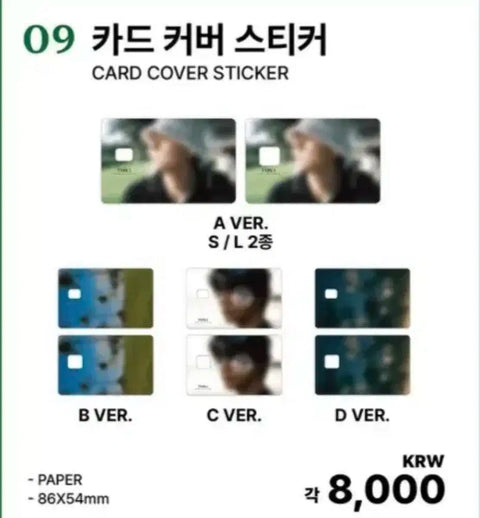 BTS V Card Sticker Card Cover Sticker