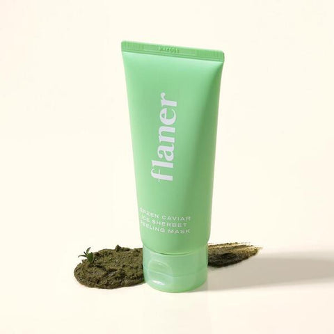 [✈️KOREA] Flaner - Green Caviar Ice Sherbet Peeling Mask FLANER GREEN CAVIAR ICE SHERBET PEELING MASK