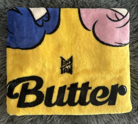 BTS TinyTAN Butter Microfiber Blanket 100 X 70cm