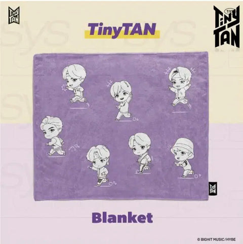 BTS TinyTAN Blanket CHEERS Version 90 * 75cm