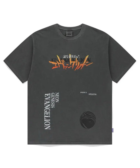Evangelion Mach Grid Pigment T-shirt M