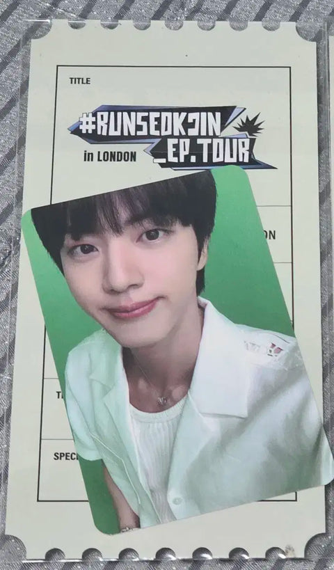 Run Seokjin, Run Seokjin, UK London, Army Zone Special Photocard, Last Concert Day 2