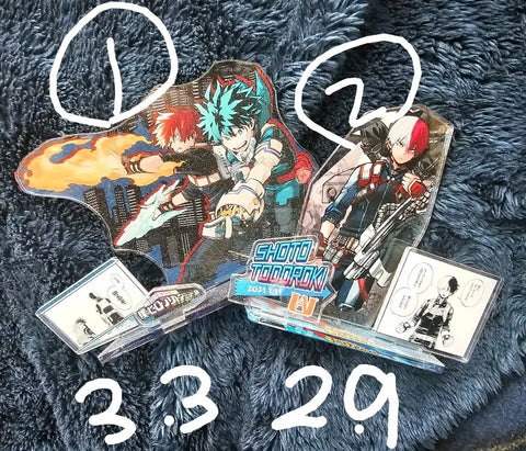 My Hero Academia Original Art Exhibition Diorama Acrylic Stand Todoroki, Midoriya