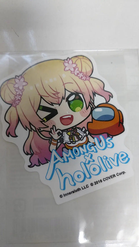 Nepo Labo Among Us Keychain + Nene Sticker