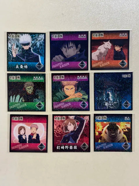 Selling Jujutsu Kaisen seal stickers as a set.