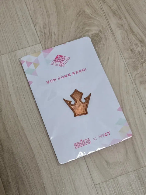 Produce 48 Crown Badge Rose Gold Produce48 IZ*ONE IVE Jang Wonyoung Ahn Yujin