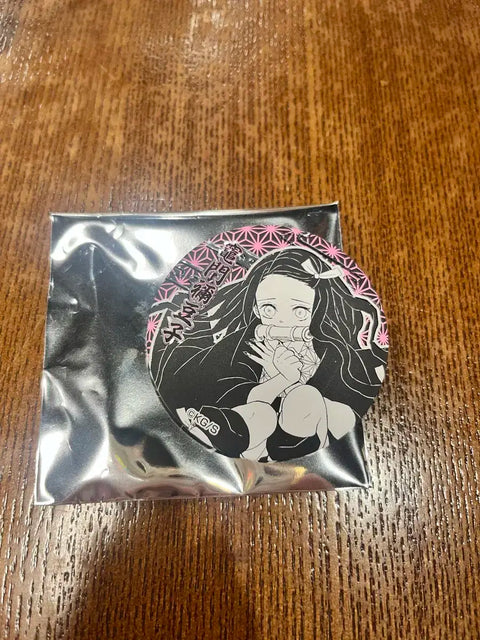 Demon Slayer Original Art Acrylic Stand Nezuko Can Badge for Sale