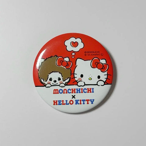 Monchhichi x Hello Kitty Collaboration Badge