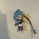 Soul Eater Black Star Swing Keyring Mini Figure Strap
