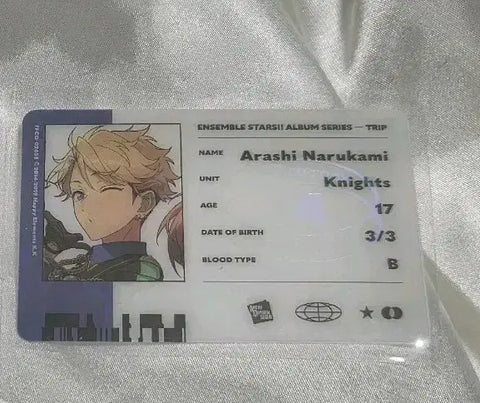 Ensemble Stars Narukami Arashi Trip ID Card