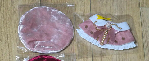 Ninimal 10cm Velvet Cape and Beret Pink for sale