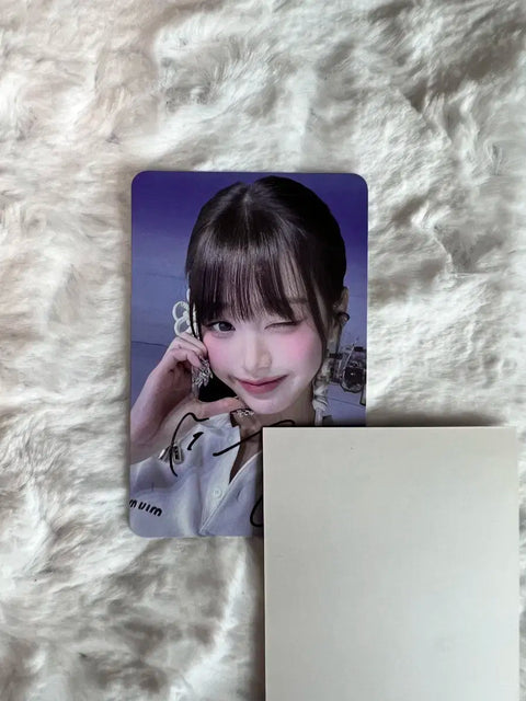 Muko Music Korea Wonyoung Signed Photocard Sale