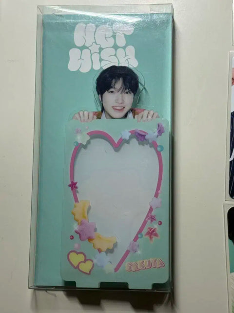 Sakuya pop-up acrylic stand photocard transfer NCT Wish