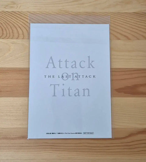 Attack on Titan Levi Bonus Postcard