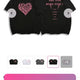 Blackpink heart t-shirts merchandise