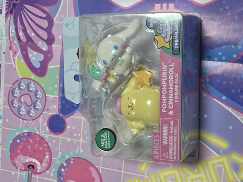 Pom Pom Purin and Cinnamoroll Figure Set